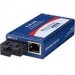 B+B SmartWorx IMC-350I-SE-PS-A 10/100Mbps Miniature Media Converter with LFPT