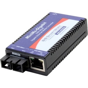 B+B SmartWorx IMC-371-MM-PS 10/100/1000Mbps Miniature Media Converter