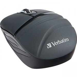 Verbatim 70704 Wireless Mini Travel Mouse, Commuter Series - Graphite