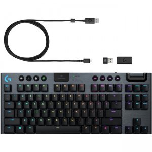 Logitech 920-009512 TKL Tenkeyless Lightspeed Wireless RGB Mechanical Gaming Keyboard
