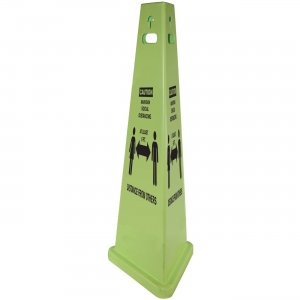 TriVu 9140SD Social Distancing 3 Sided Safety Cone IMP9140SD
