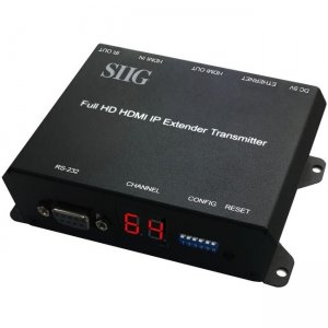 SIIG CE-H26411-S1 Full HD HDMI Extender over IP with PoE, RS-232 & IR - Transmitter