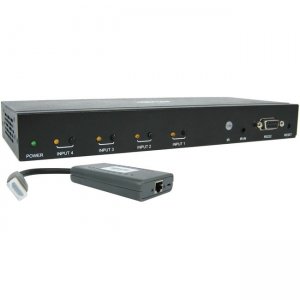 Tripp Lite B320-4X1-HH-K1 4-Port HDMI over Cat6 Presentation Switch/Extender