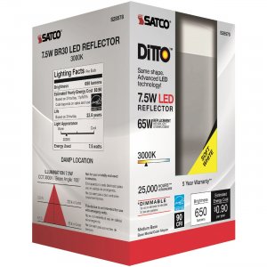 Satco S28578CT 7.5W BR30 LED Bulb SDNS28578CT
