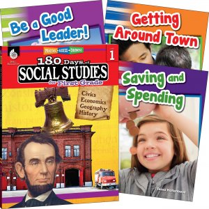 Shell Education 118395 Learn At Home Social Studies Books SHL118395