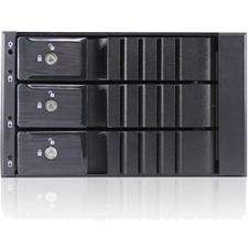 iStarUSA BPN-SEA230HD-BLACK Trayless 2x 5.25" to 3x 3.5" 12Gb/s HDD Hot-swap Rack