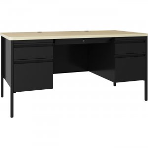 Lorell 03155 Fortress Double-pedestal Teacher's Desk LLR03155