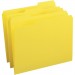 Business Source 03173 Reinforced Tab Colored File Folders BSN03173