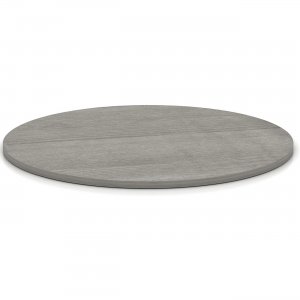 Lorell 69587 Weathered Charcoal Round Conference Table LLR69587