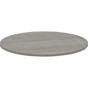 Lorell 69588 Weathered Charcoal Round Conference Table LLR69588