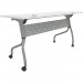 Lorell 60744 White Laminate Flip Top Training Table LLR60744