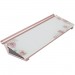 Quartet GDP186P Floral Design Glass Dry-Erase Desktop Pad QRTGDP186P