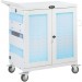 Tripp Lite CSC32USBWHG Hospital-Grade 32-Device UV Charging Cart, White
