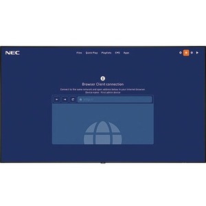 NEC Display V864Q-MPI 4K UHD Display with Integrated SoC MediaPlayer w/ CMS Platform