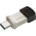 Transcend TS128GJF890S 128GB JetFlash 890 USB 3.1 (Gen 1) Type A USB Type C On-The-Go Flash Drive