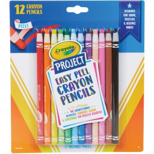 Crayola 684604 Project Easy Peel Crayon Pencils Set CYO684604