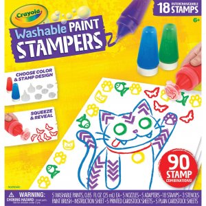 Crayola 541077 Washable Paint Stampers Set CYO541077