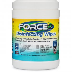 2XL 407CT FORCE2 Disinfecting Wipes TXL407CT