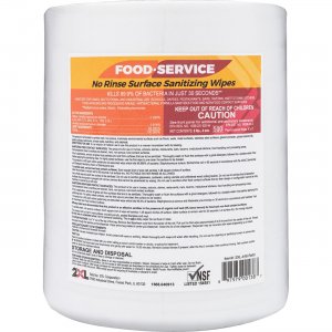 2XL 446 No Rinse Foodservice Sanitizing Wipes TXL446