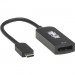 Tripp Lite U444-06N-DP8B USB-C to DisplayPort Adapter Cable, M/F, Black, 6 in