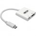 Tripp Lite U444-06N-DP8WC USB-C to DisplayPort Adapter Cable, M/F, White, 6 in