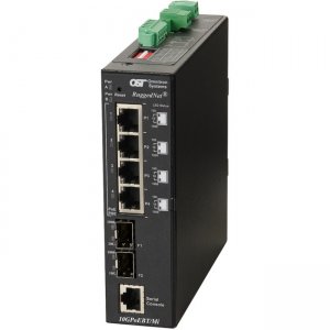 Omnitron Systems 3360B-0-24-2Z RuggedNet 10GPoEBT/Mi Ethernet Switch