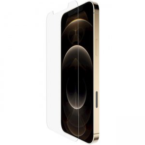 Belkin OVA039ZZ ScreenForce UltraGlass Anti-Microbial Screen Protector for iPhone 12 Pro Max