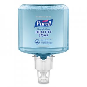 PURELL GOJ647002CT Professional CRT HEALTHY SOAP Naturally Clean Fragrance-Free Foam ES6 Refill, 1,200 mL, 2/Carton