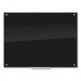U Brands UBR171U0001 Glass Dry Erase Board, 48 x 36, Black Surface