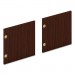 HON HONLDR48LMLT1 Mod Laminate Doors for 48"W Mod Desk Hutch, 15.87 x 14.83, Traditional Mahogany, 3/Carton