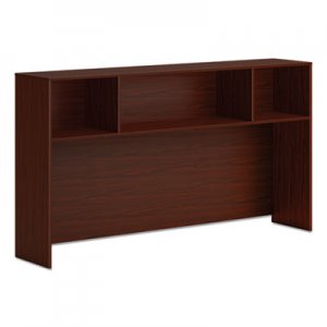 HON HONLDH72LT1 Mod Desk Hutch, 3 Compartments, 72 x 14 x 39.75, Traditional Mahogany
