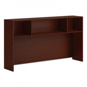 HON HONLDH72LT1 Mod Desk Hutch, 3 Compartments, 72 x 14 x 39.75, Traditional Mahogany LDH72LT1