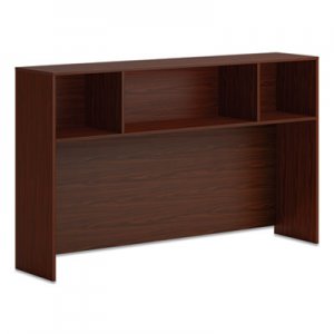 HON HONLDH66LT1 Mod Desk Hutch, 3 Compartments, 66 x 14 x 39.75, Traditional Mahogany