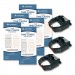Acroprint ACPTXP300 Accessory Bundle, 3.5 x 7.5, Bi-Weekly/Weekly, Two-Sided, 300 Cards and 3 Ribbons/Kit