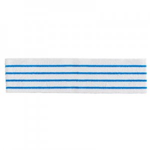 Rubbermaid Commercial HYGENE RCP2134282 Disposable Microfiber Pad, White/Blue Stripes, 4.75 x 19, 50/Pack, 3 Packs/Carton