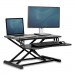 Fellowes FEL8091001 Corsivo Sit-Stand Workstation, 31.5" x 24.25" x 16", Black