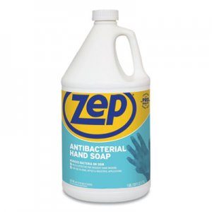 Zep ZPPR46124 Antibacterial Hand Soap, Fragrance-Free, 1 gal Bottle, 4/Carton