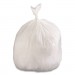 Boardwalk BWK512 Low-Density Waste Can Liners, 33 gal, 0.6 mil, 33 x 39, White, 6 Rolls of 25