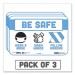Tabbies TAB29546 BeSafe Messaging Education Wall Signs, 9 x 6, "Be Safe, Wear a Mask, Wash Your Hands, Follow the
