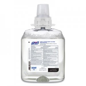 PURELL GOJ517804CT Healthcare HEALTHY SOAP 0.5% PCMX Antimicrobial Foam, For CS4 Dispensers, Fragrance-Free, 1,250 mL, 4/Carton