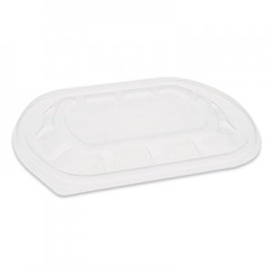 Pactiv PCTYCN8462S00D0 ClearView MealMaster Lids with Fog Gard Coating, Medium Flat Lid, 8.13 x 6.5 x 0.38