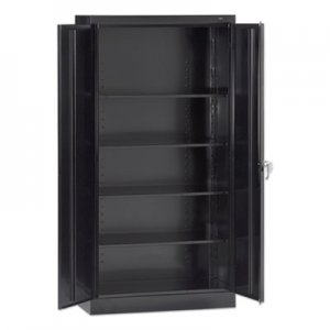 Tennsco TNN7215BLK 72" High Standard Cabinet (Assembled), 30 x 15 x 72, Black