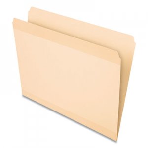 Pendaflex PFX86222 Poly Reinforced File Folder, Straight Tab, Letter Size, Manila, 24/Pack