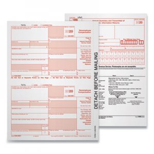 TOPS TOP22993NEC 5-Part 1099-NEC Tax Forms, 8.5 x 11, 50/Pack