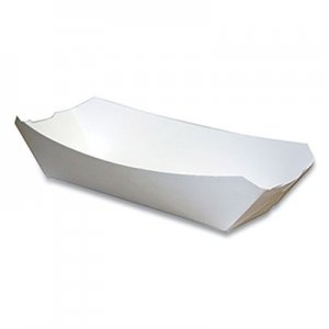 Pactiv PCT23863 Paperboard Food Trays, #12 Beers Tray, 6 x 4 x 1.5, White, 300/Carton