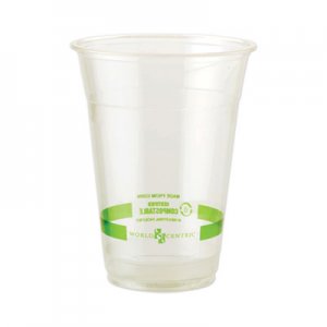 World Centric WORCPCS20 Clear Cold Cups, 20 oz, Clear, 1,000/Carton