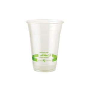 World Centric WORCPCS16 Clear Cold Cups, 16 oz, Clear, 1,000/Carton
