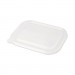 World Centric WORCTLCS3 PLA Lids for Fiber Containers, 8.8 x 6.9 x 0.8, Clear, 400/Carton