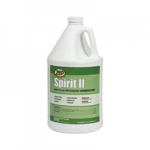 Zep ZPP67923 Spirit II Ready-to-Use Disinfectant, Citrus Scent, 1 gal Bottle, 4/Carton