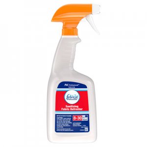 Febreze PGC12825 Professional Sanitizing Fabric Refresher, Light Scent, 32 oz Spray, 6/Carton